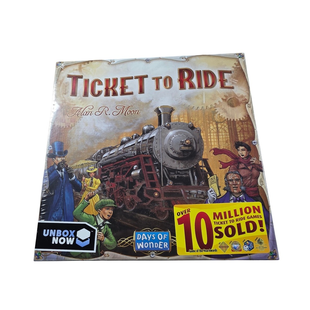 Ticket to Ride‎ Board Game Days of Wonder Cross-Country Train Adventure New